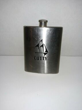 CUTTY SARK FLASK STAINLESS 6OZ